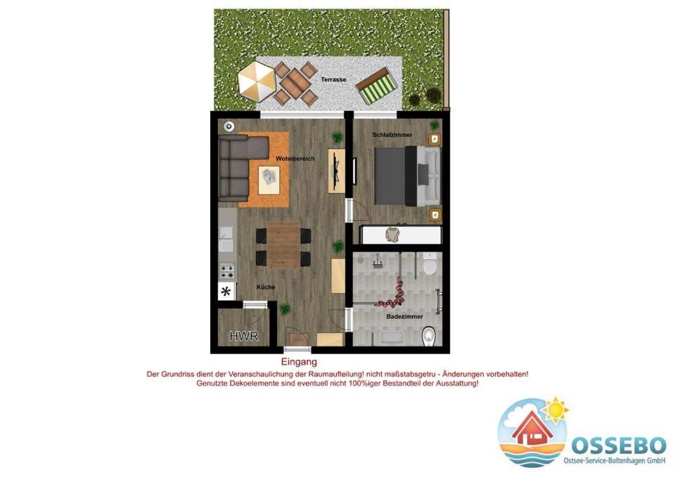 Haus Thalia Wohnung 2 Boltenhagen  Luaran gambar